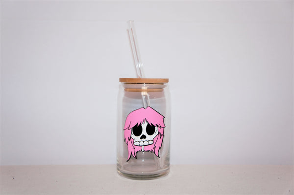 The Shag Skull Glass Can